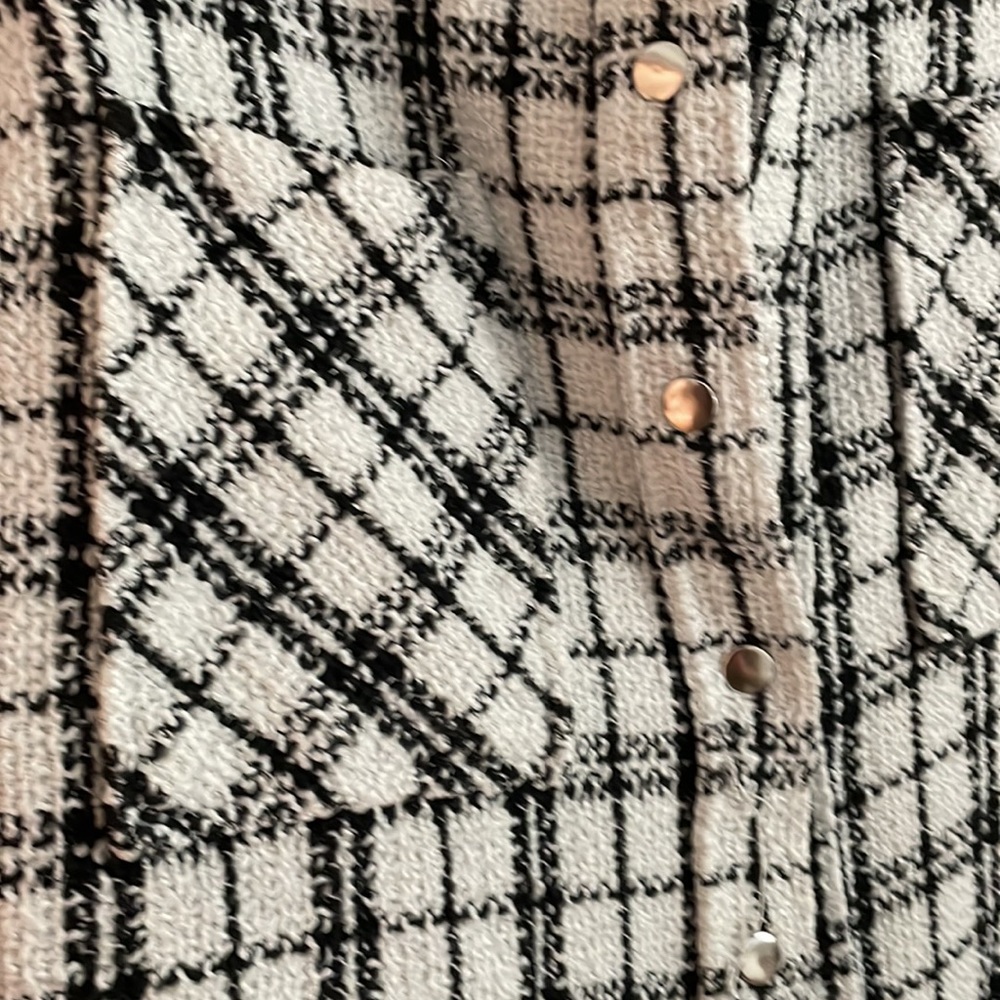 Aaron & Amber Tweed Shacket - Size S - image 2